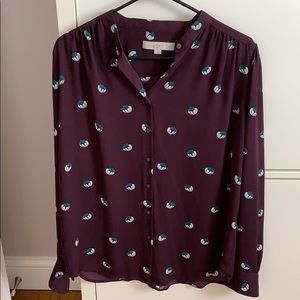 LOFT Patterned Blouse